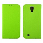 Wholesale Samsung Galaxy S4 Slim Flip Leather Cover (Green)